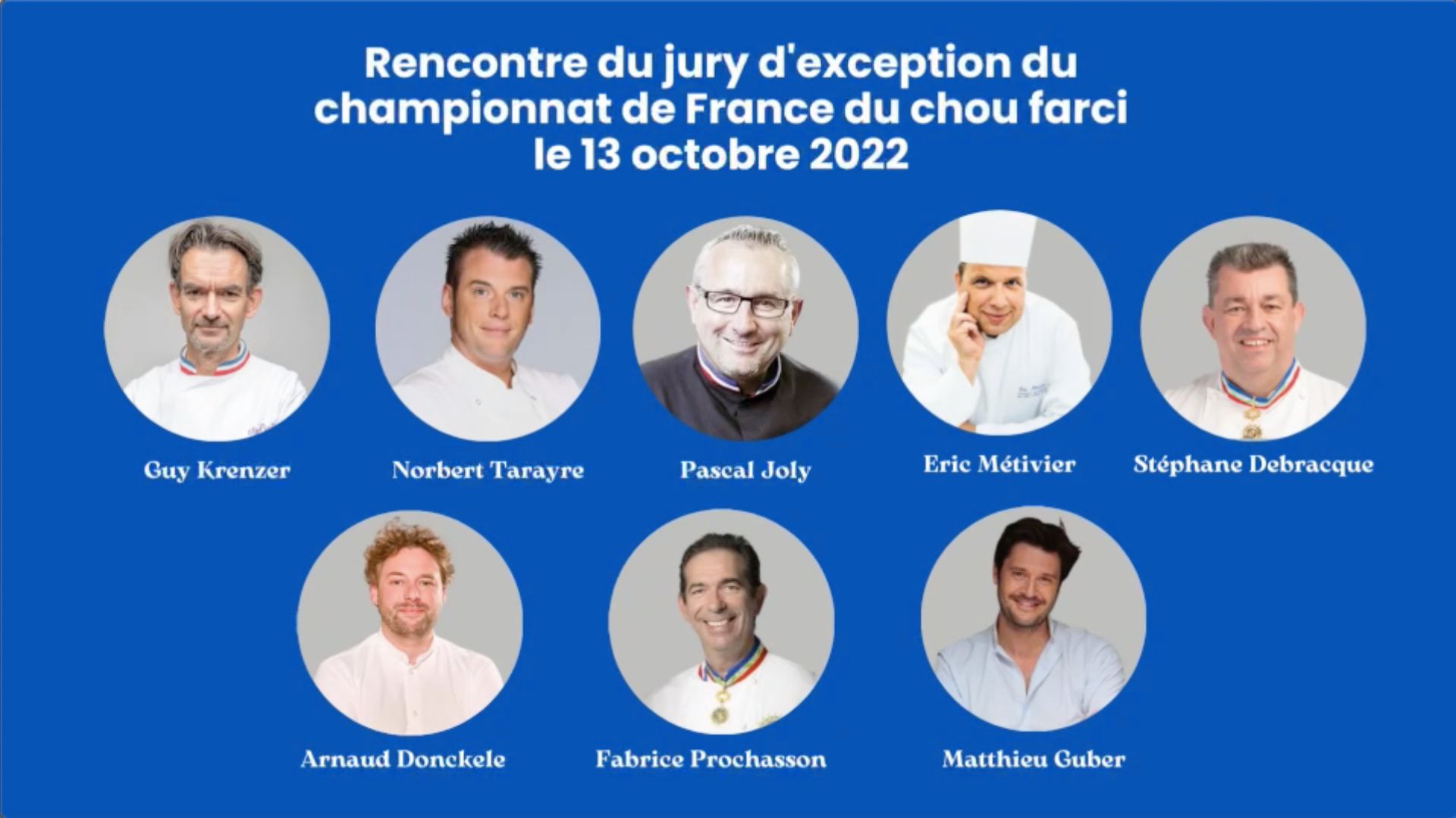 Rencontre avec les membres du jury du Championnat de France du chou farci