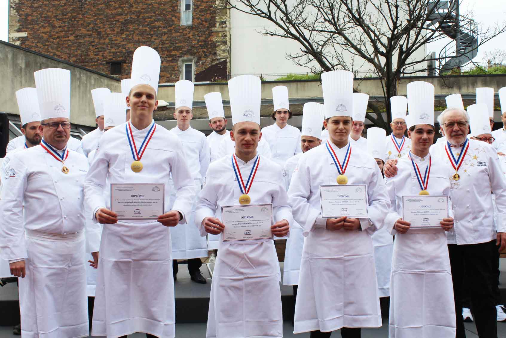 QUATRE LAUREATS LORS DE LA FINALE D’UN DES MAF CHARCUTIERS-TRAITEURS AU CEPROC