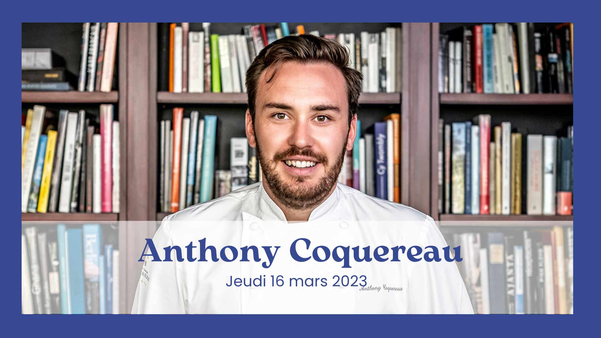 Le chef pâtissier du Fouquet’s Anthony Coquereau en conférence au CEPROC