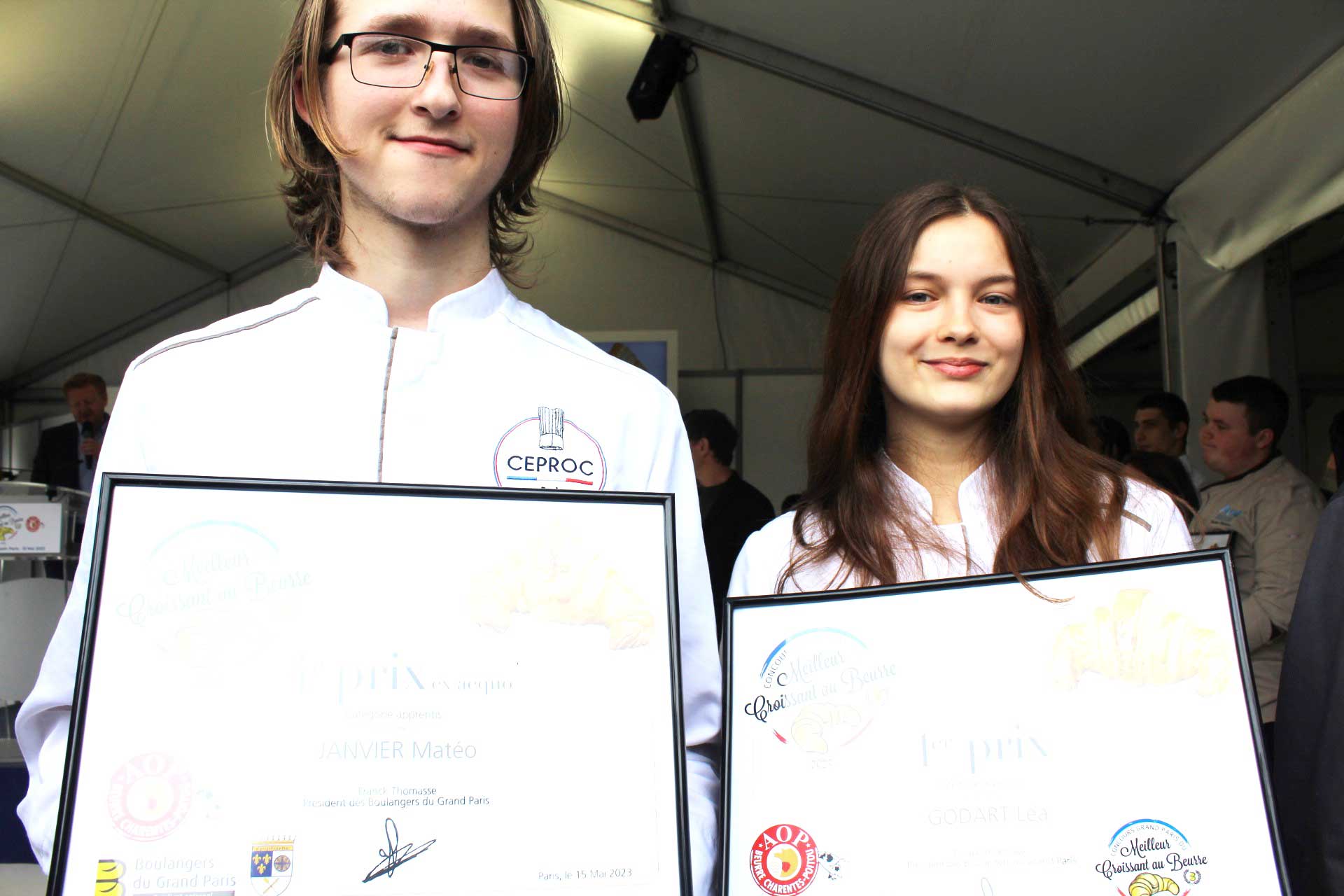 APPRENTIE EN CAP BOULANGER, LEA GODART REMPORTE LE CONCOURS DU MEILLEUR CROISSANT DU GRAND PARIS