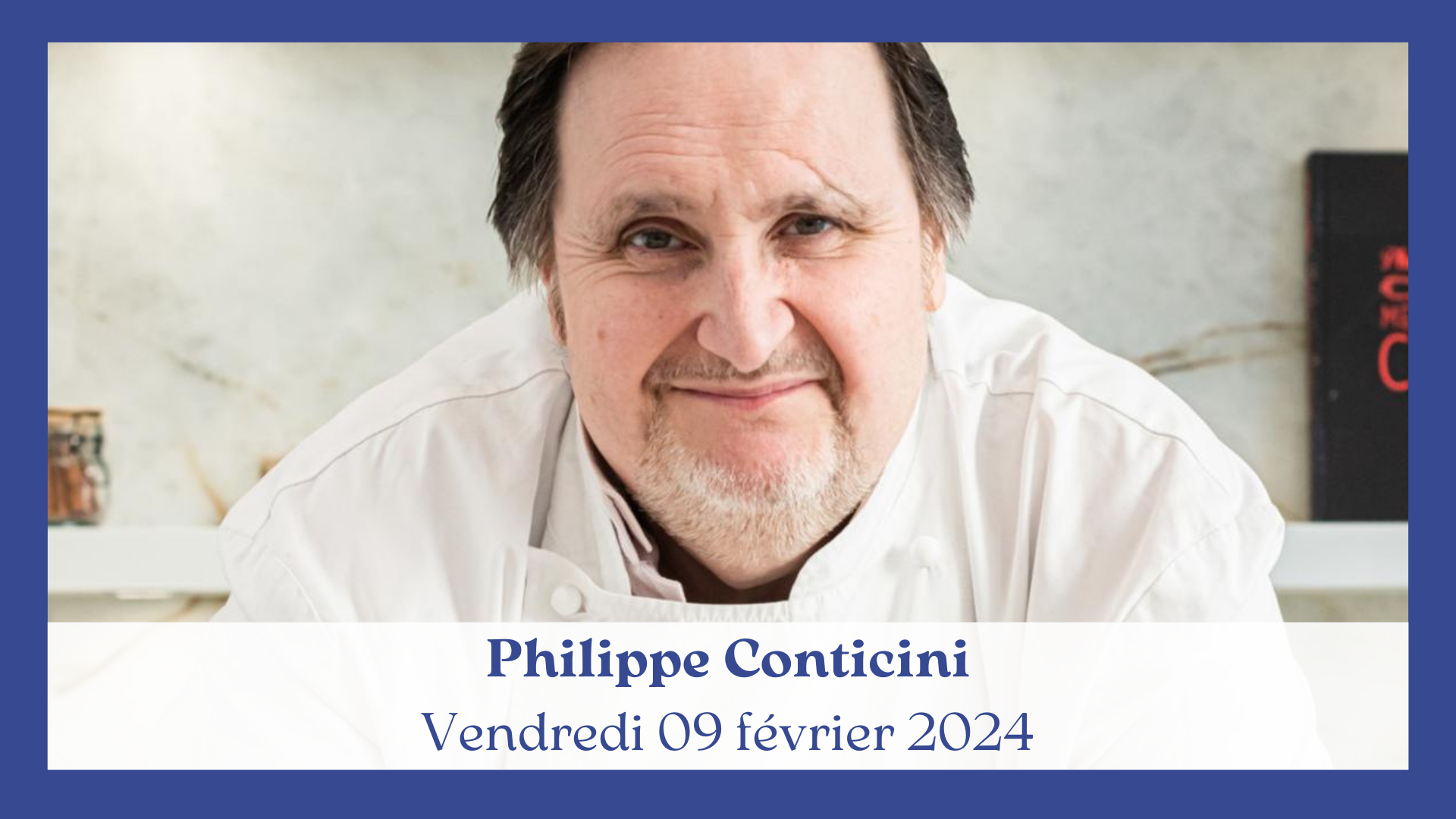 Le chef Philippe conticini en conférence au CEPROC