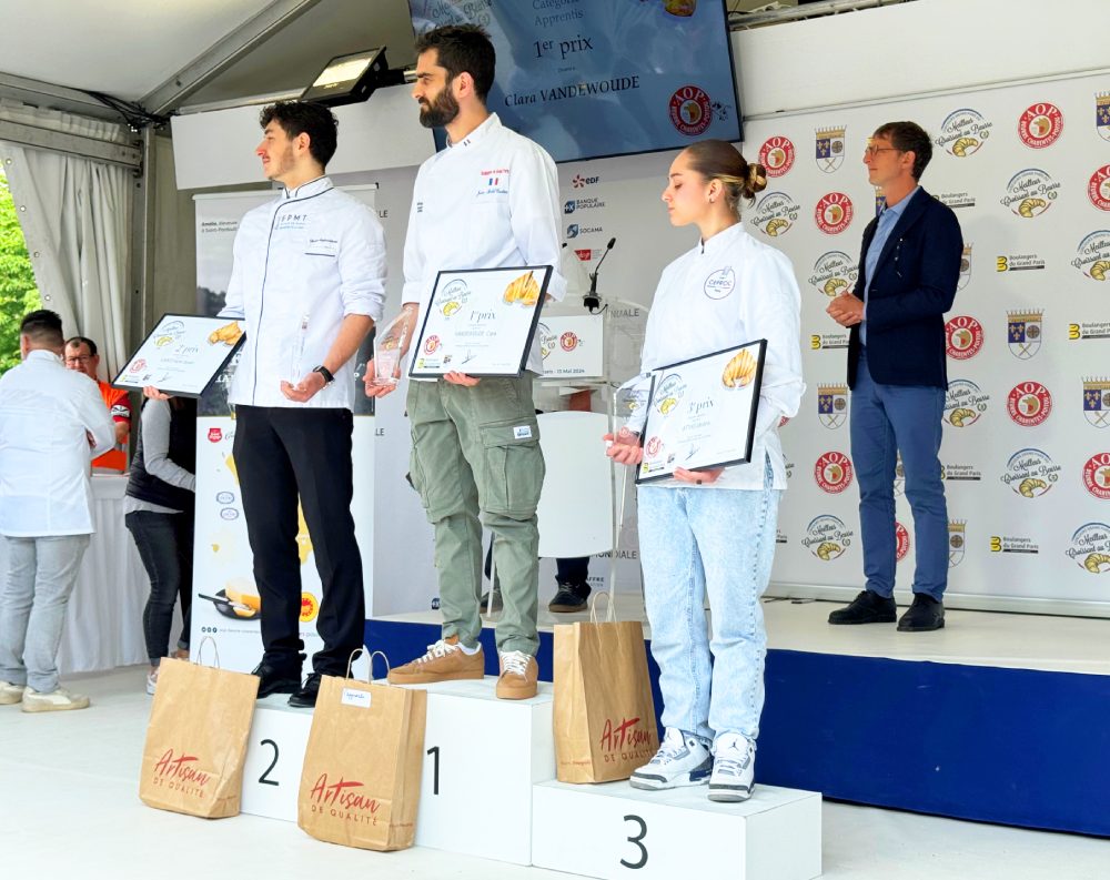 LEVANA ATTIAS, EN CAP BOULANGER, 3ème DU CONCOURS DU « MEILLEUR CROISSANT AU BEURRE DU GRAND PARIS »