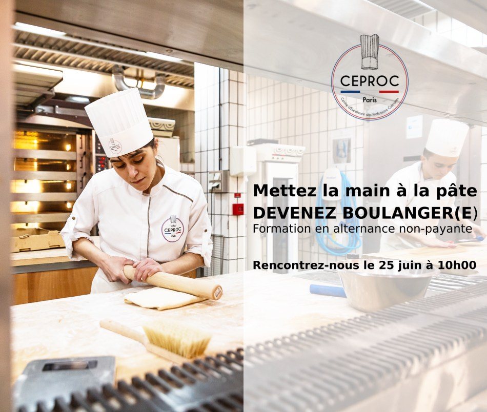 Devenez boulanger avec le CEPROC