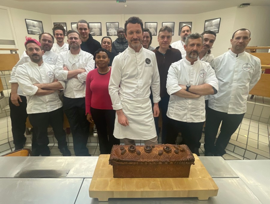 Le champion du monde de pâté en croûte Frédéric Le Guen-Geffroy en masterclass au CEPROC
