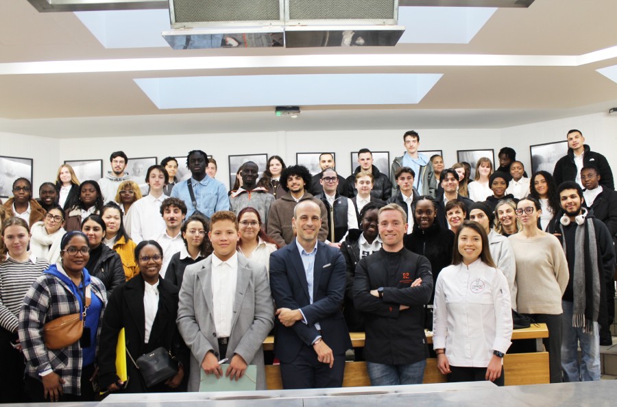 LE CHEF PATISSIER NICOLAS PACIELLO A LA RENCONTRE DES APPRENTIS DU CEPROC