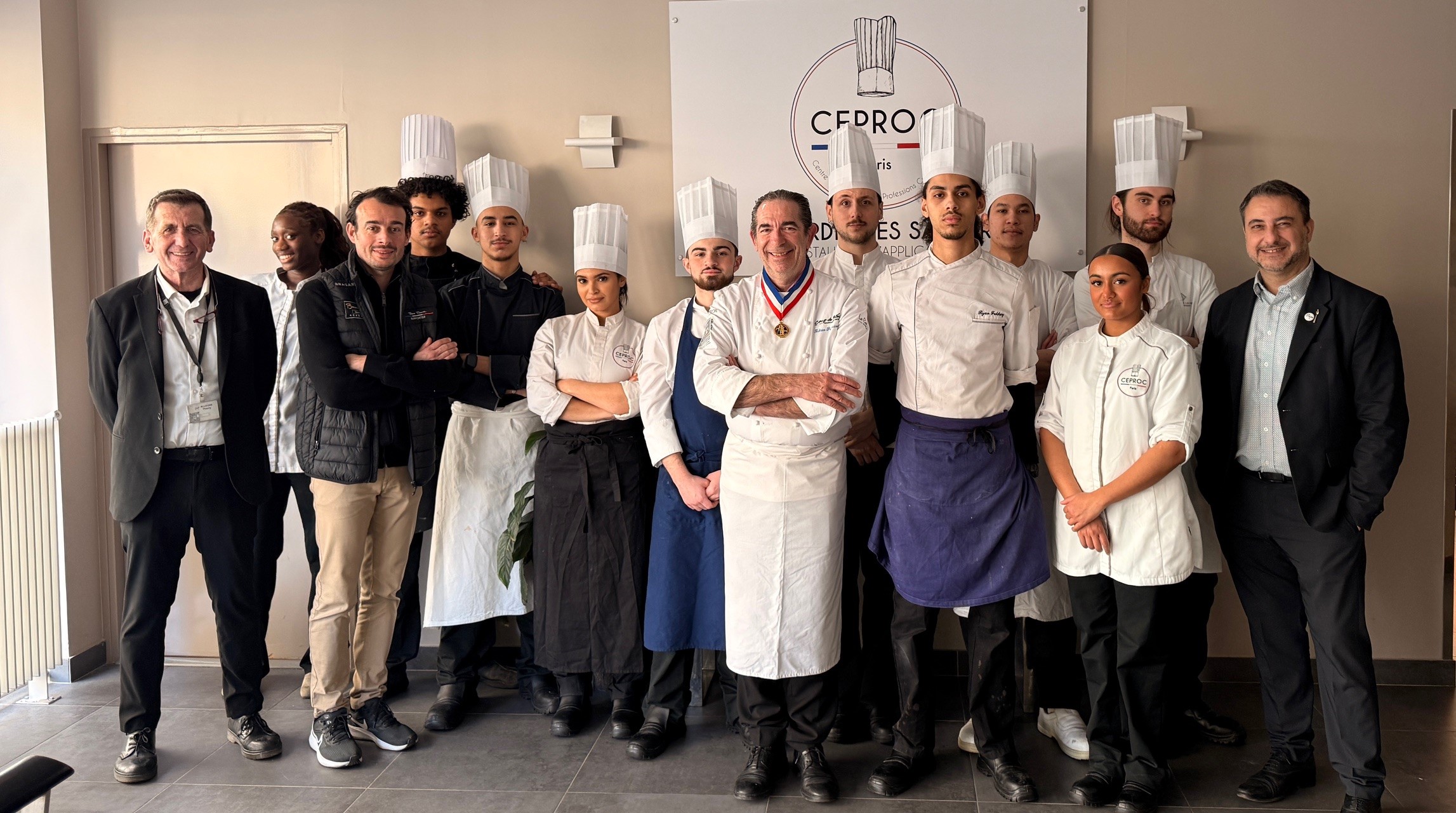 Saint-Honoré géant et desserts signature avec le MOF Fabrice Prochasson